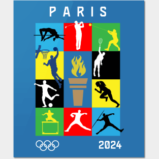 Paris Olympics 2024 Posters and Art